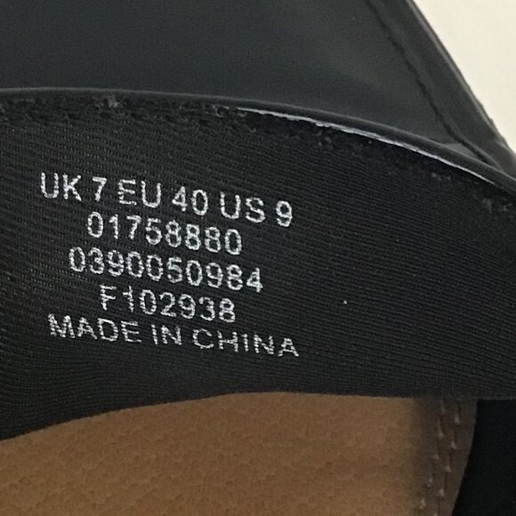 Asos Design Faux Patent Leather Mail Loafer Size 9 - Picture 11 of 11